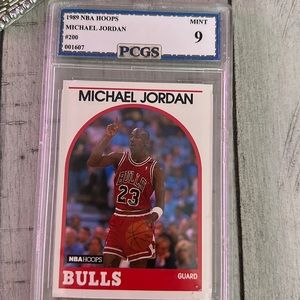 Michael Jordan 1989 Hoops card